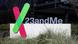 The pink and green 23andMe company sign pictured at the front of its California headquarters. The pink and green 23andMe company sign pictured at the front of its California headquarters.