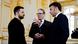Volodymyr Zelenskyy, Kier Starmer and Emmanuel Macron Volodymyr Zelenskyy, Kier Starmer and Emmanuel Macron