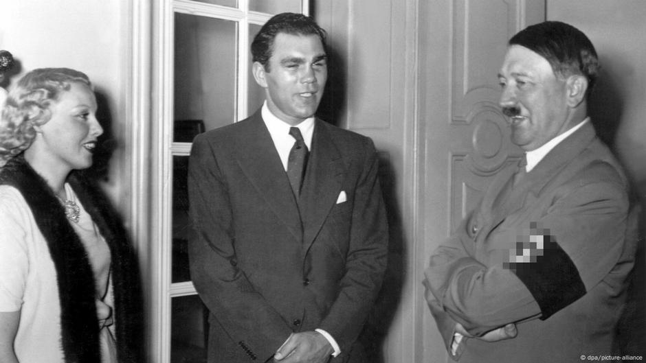 Maks Šmeling, svetski prvak u boksu sa suprugom Ani Ondra kod Hitlera, 30.11.1935.