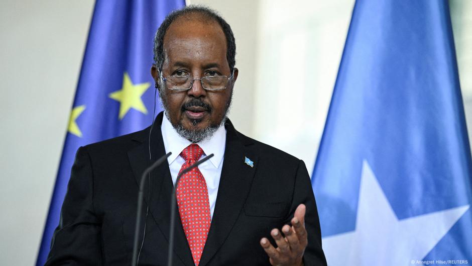 Predsednik Somalije Hasan Šeik Mohamud prilikom prošlogodišnje posete Berlinu.