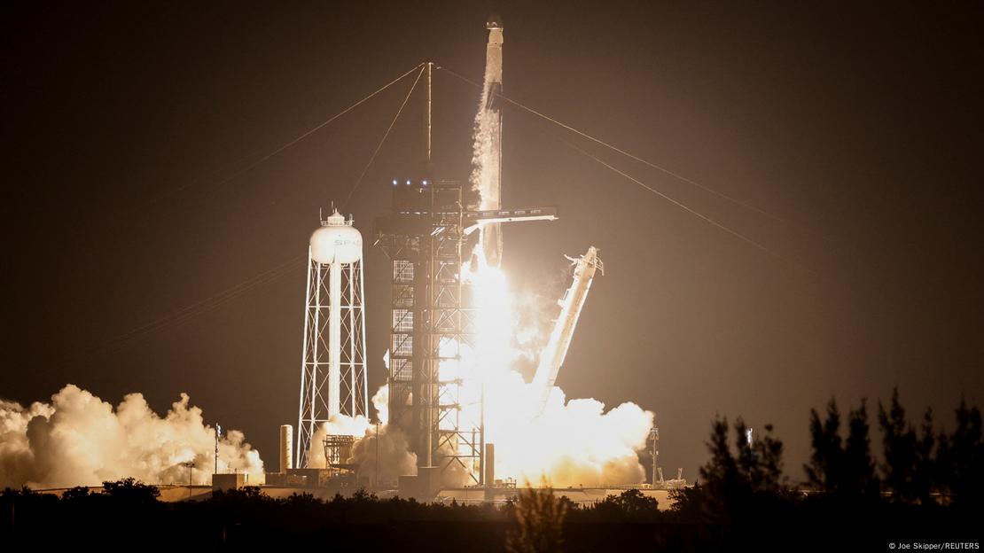 El cohete Falcon 9 de SpaceX fue lanzado llevando a cuatro astronautas comerciales a una órbita polar de 90 grados de inclinación. La misión Fram2 despegó del Centro Espacial Kennedy en Cabo Cañaveral, Florida, EE.UU. (31.03.2025)