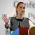 Mexico's President Claudia Sheinbaum gestures during her daily press conference at Palacio Nacional in Mexico City.
