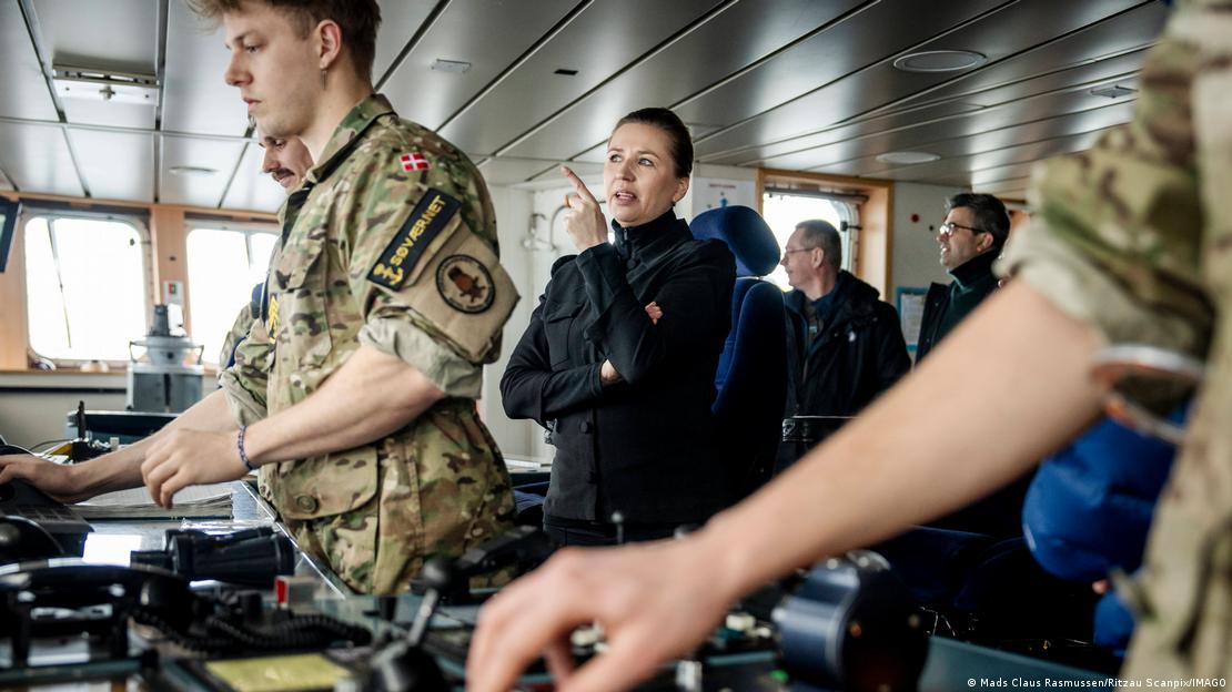 Grönland Dänische Premierministerin Mette Frederiksen in Nuuk