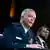 National Security Agency Director Timothy Haugh speaks during a Senate Intelligence Committee hearing examining worldwide threats at the US Capitol in Washington, DC