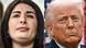 Laura Loomer (izq.) y Donald Trump 