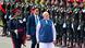 India's Prime Minister Narendra Modi (C) inspects a guard of honor during his ceremonial reception at the Independence Square in Colombo on April 5, 2025