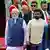 Sri Lanka's President Anura Kumara Dissanayake attends the ceremonial reception of India's Prime Minister Narendra Modi (left) at the Independence Square in Colombo, Sri Lanka