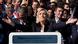 French far-right leader Marine Le Pen delivers her speech during the French far-right party national rally near the parliament in Paris. French far-right leader Marine Le Pen delivers her speech during the French far-right party national rally near the parliament in Paris.