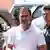 Rahul Gandhi at Parliament premises during the Budget session, in New Delhi