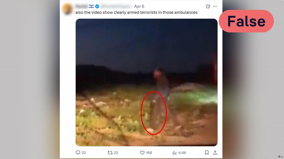 Fact check: Paramedics killed in Gaza were not armed