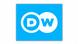 D and W as capital letters in 2 circles in blue and white