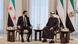 رئيس الإمارات محمد بن زايد آل نهيان خلال استقباله الرئيس الانتقالي السوري أحمد الشرع في أبو ظبي رئيس الإمارات محمد بن زايد آل نهيان خلال استقباله الرئيس الانتقالي السوري أحمد الشرع في أبو ظبي