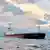 A large ship at sea