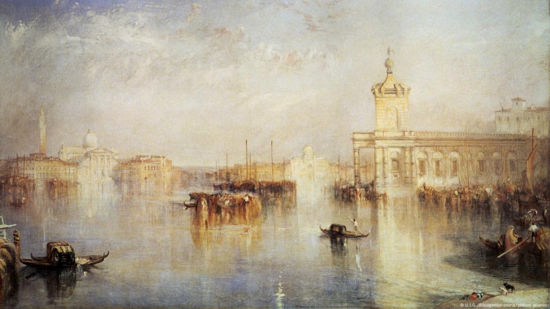 Vista de Venecia pintada por William Turner.