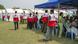 Tents and medical facilities in an open field for people displaced by the March 28 earthquake in Myanmar Tents and medical facilities in an open field for people displaced by the March 28 earthquake in Myanmar