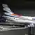The plan that landed in Leipzig as passengers wait to alight