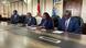 Health Minister Aden Duale (second from left) along with senior members of the Health Ministry speak to the media Health Minister Aden Duale (second from left) along with senior members of the Health Ministry speak to the media