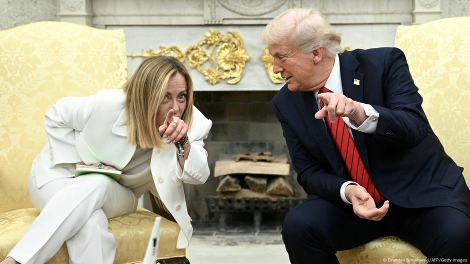 Meloni bei Trump: Charmeoffensive gegen Zank und Zollstreit
