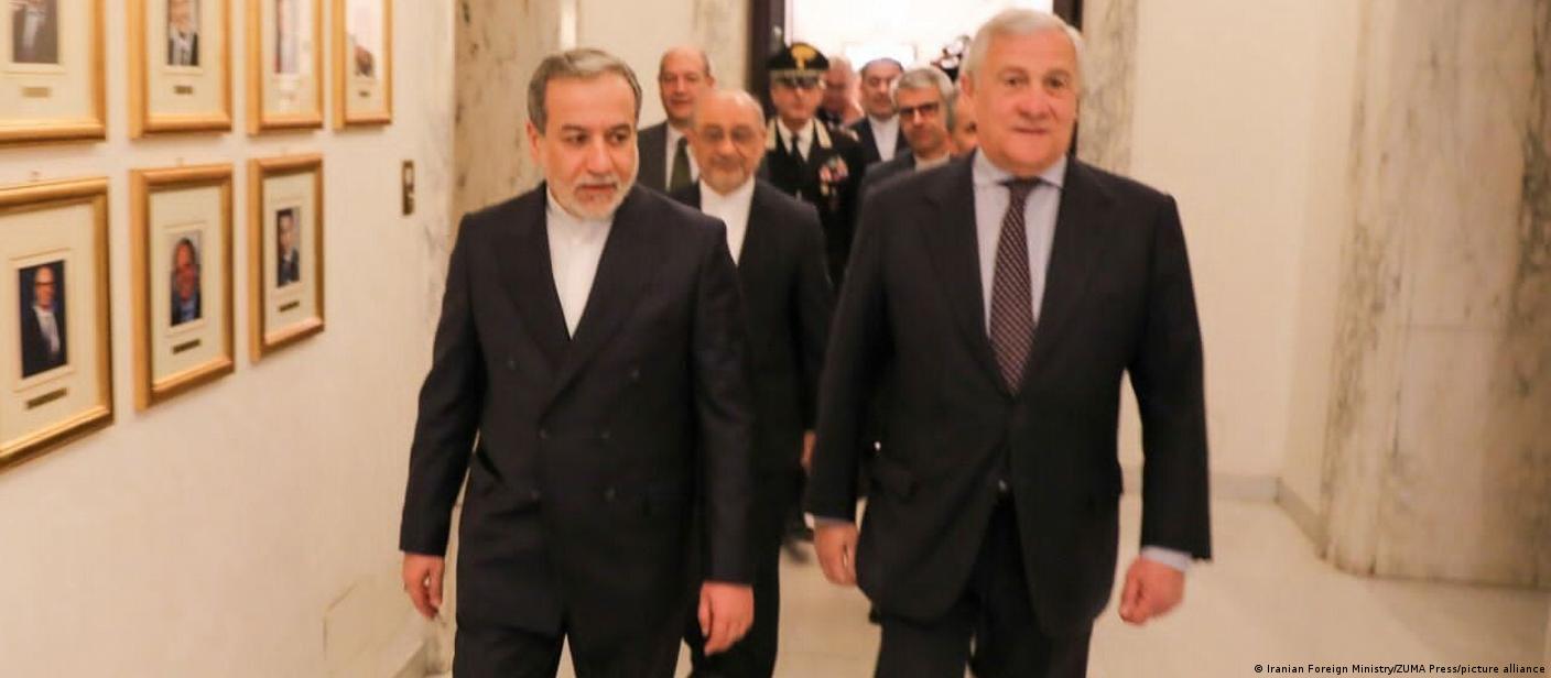 دور دوم مذاکرات هسته‌ای ایران و آمریکا در رم؛ عباس عراقچی و همتای ایتالیایی‌اش