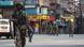 Armed Indian security personnel patrol the streets of Pahalgam Armed Indian security personnel patrol the streets of Pahalgam