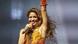 La cantante colombiana en el Festival de Coachella en Indio, California. 