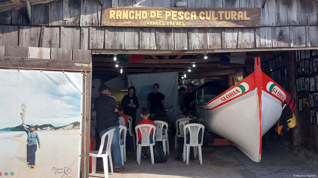 Pescadores artesanais em Santa Catarina