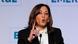 Kamala Harris ante un micrófono hablando. Kamala Harris ante un micrófono hablando.