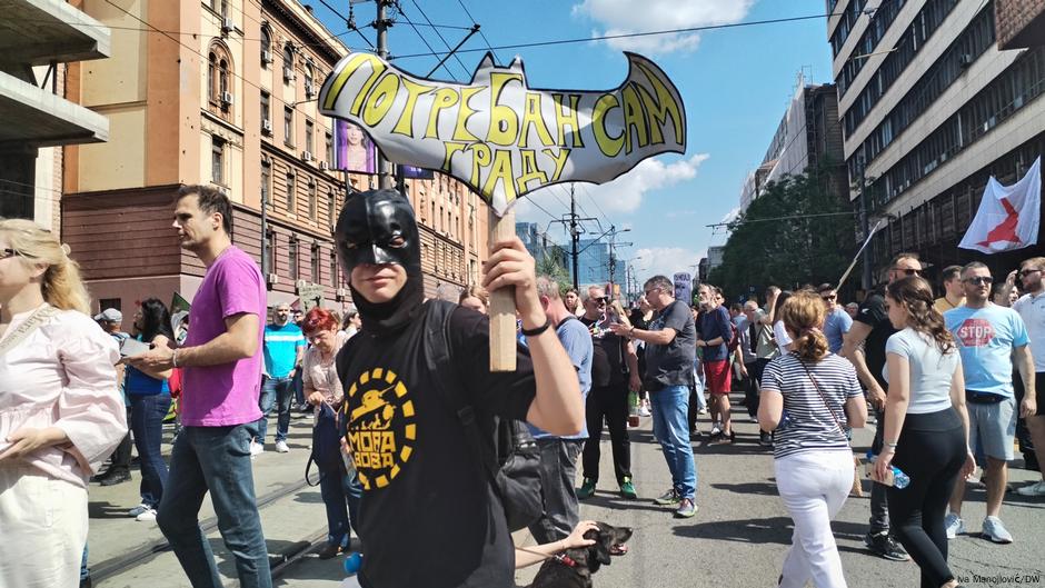 Prvomajski protest u Beogradu