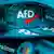 The AfD logo on a keychain