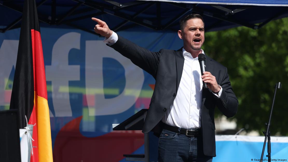 Një deputet i AfD-së duke folur