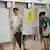 Ciudadanos depositan su voto para las elecciones generales en un colegio electoral de Singapur el sábado (03.05.2025).