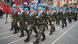 Ученици од основно училиште во Владивосток на воена парада