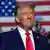 Donald Trump arrives at a campaign rally at Santander Arena, in Reading, United States