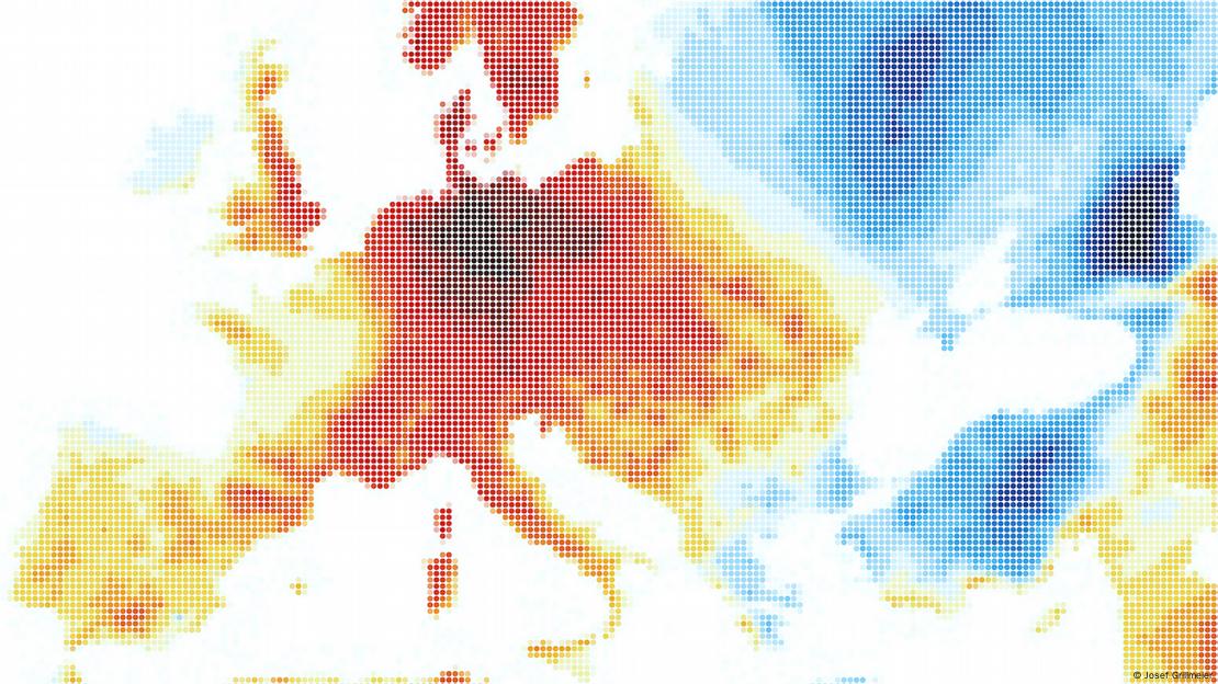 Visualização das áreas mais hiperaquecidas da Terra Visualização das áreas mais hiperaquecidas da Terra