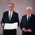 Frank-Walter Steinmeier și Friedrich Merz (stânga)