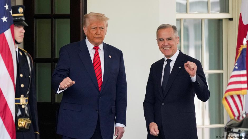 Canada 'not for sale,' Carney tells Trump as they meet – DW – 05/06/2025