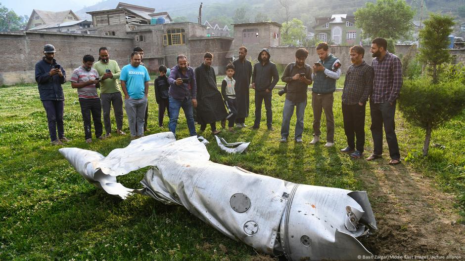 Ostaci aviona u indijskom delu Kašmira