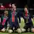 Jubelnde Spieler von Paris Saint-Germain