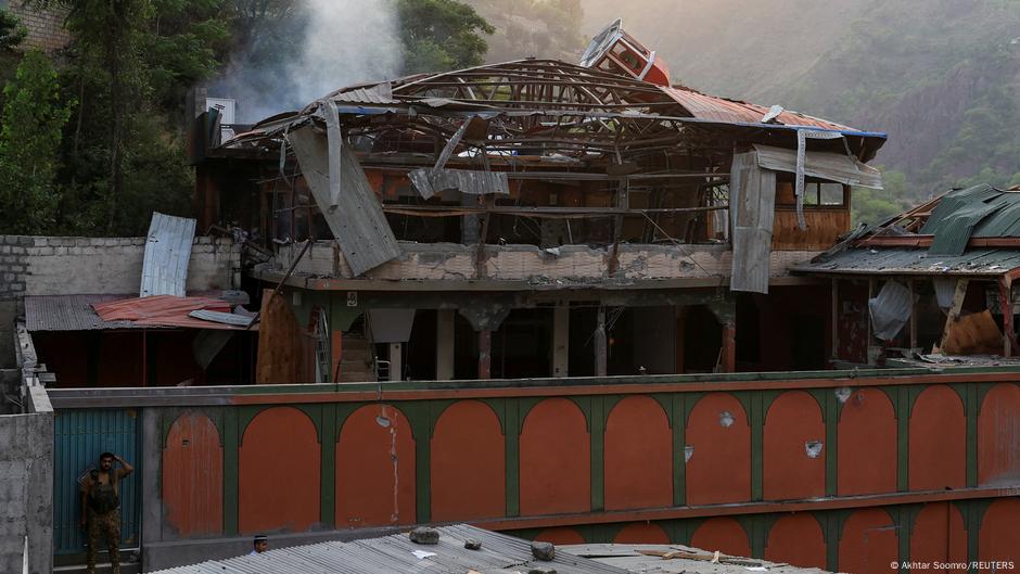 Džamija u pakistanskom delu Kašmira posle indijskog napada