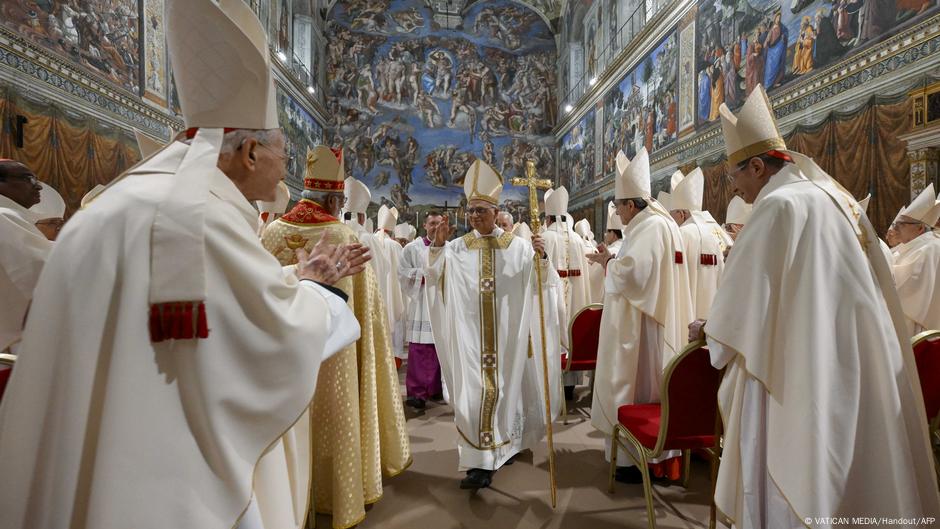 Primera misa del papa León XIV, en la Capilla