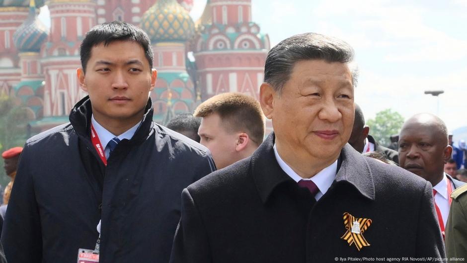 Si Đinping na Crvenom trgu u Moskvi