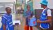 L'équipe de vaccination à Douala L'équipe de vaccination à Douala