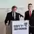 German Foreign Minister Johann Wadephul visited the Yad Vashem Holocaust memorial in Jerusalem together with Israeli Foreign Minister Gidon Saar on May 11, 2025.