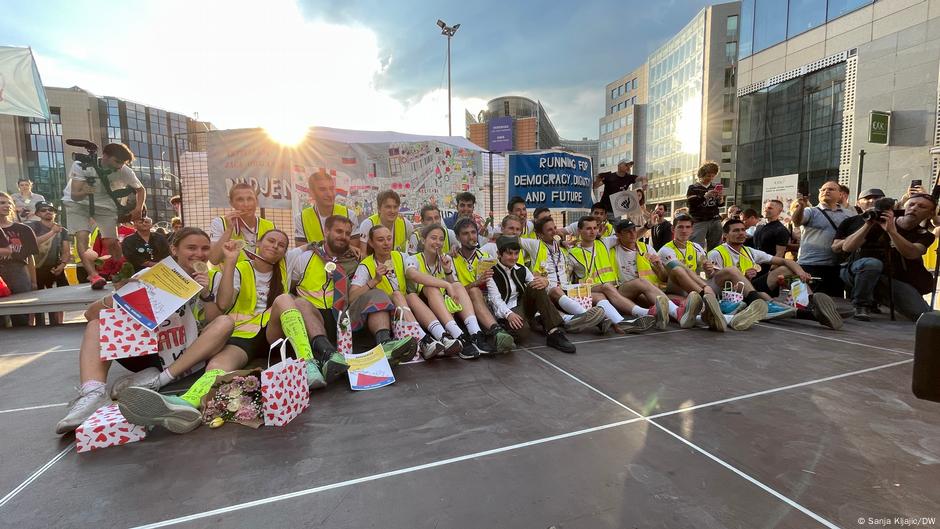 Studenti iz Srbije po dolasku u Brisel