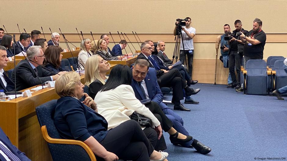 Milorad Dodik i Željka Cvijanović u Skupštini RS
