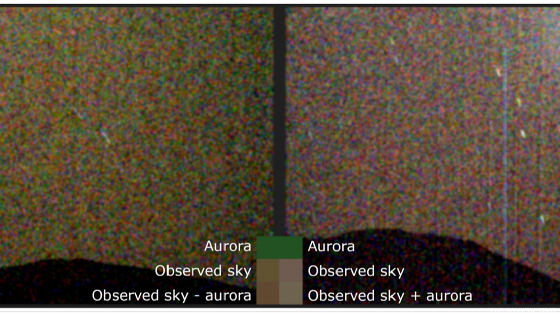 Primera imagen de una aurora verde en Marte.