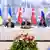 Глава МИД Турции Хакан Фидан и члены делегаций Украины и РФ на переговорах в Стамбуле