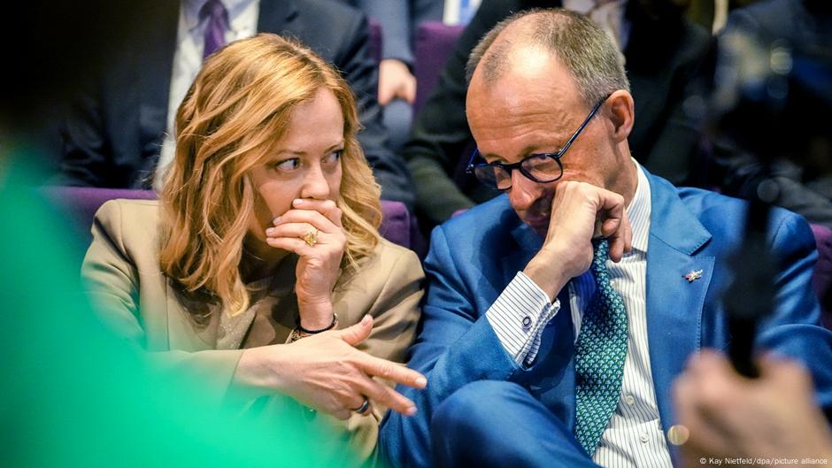 Italijanska premijerka Đorđa Meloni i nemački kancelar Fridrih Merc