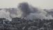 Columnas de humo al norte de la Franja de Gaza durante la ofensiva israelí contra el enclave palestino.