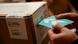 Argentina: A person casts their ballot in Buenos Aires during the parliamentary elections.